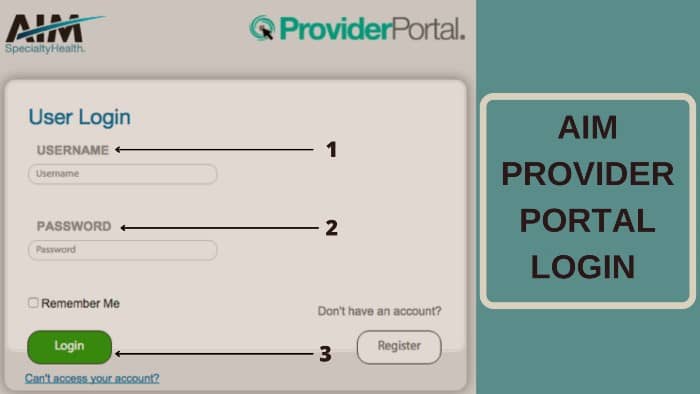 AIM-Provider-Portal-Login